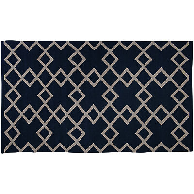 Weaver Green Juno Collection Washable Outdoor Rug Navy